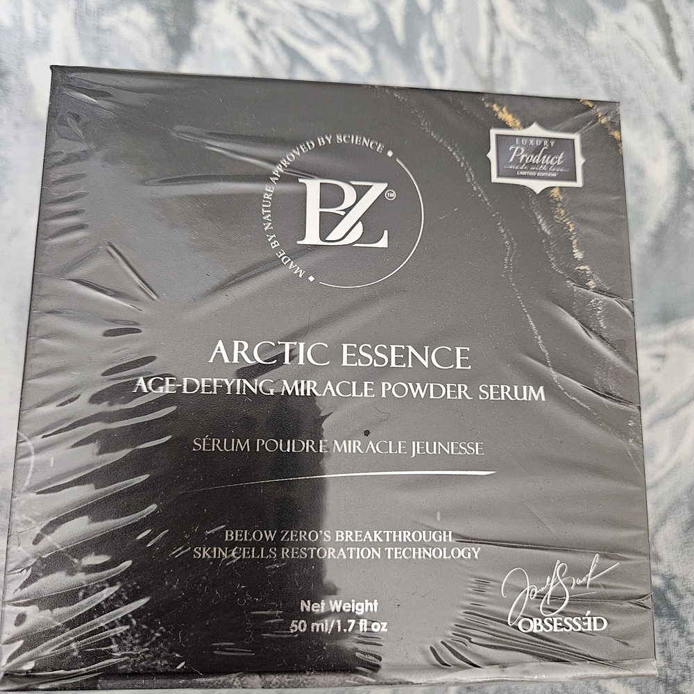 Below Zero- ARTIC ESSENCE  Miracle Tightening Powder Serum, 1.7 Fl Oz NIB
